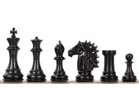 FIGURY SZACHOWE BAGGIO HEBANIZOWANE 4 CALE